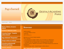 Tablet Screenshot of gestalt-academie.fr